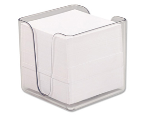Piezmju paprs, 9*9*9cm, balts, kastt